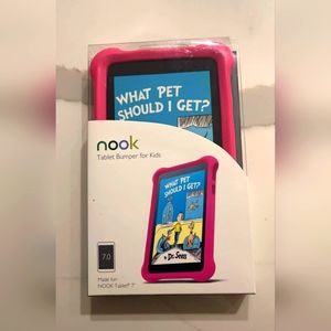 NOOK TABLET 7" PINK Foam Tablet Bumper/Case for Kids! - Barnes & Noble NEW